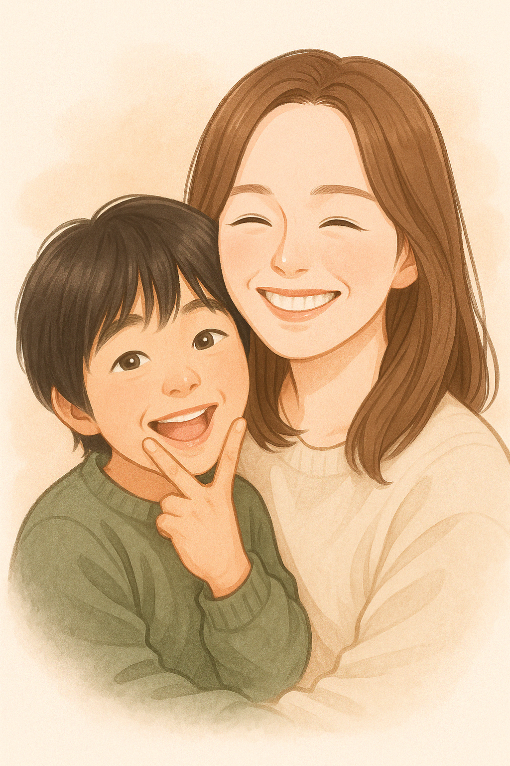 ponoの顔イラスト